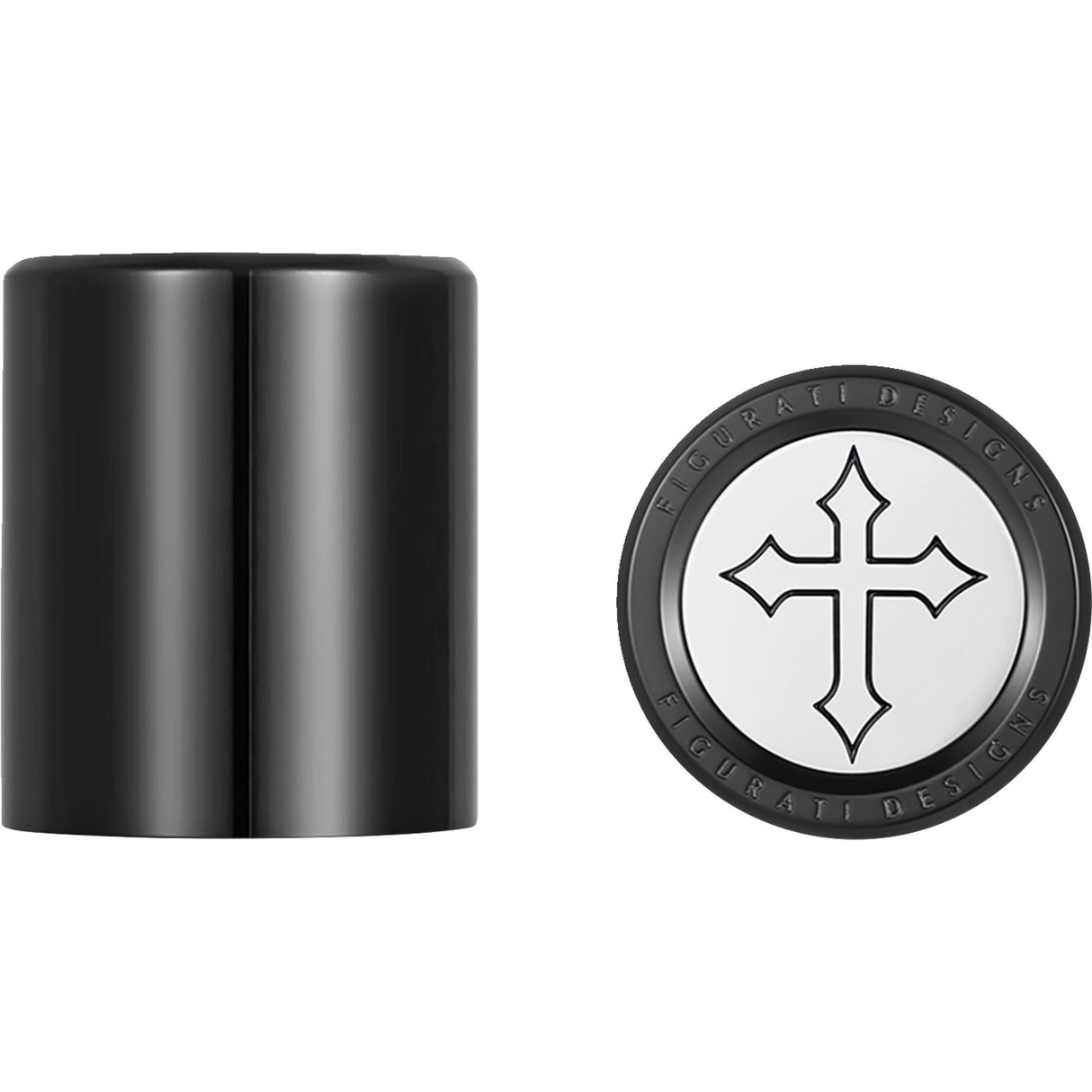 FIGURATI DESIGNS 3550-0336 FD41-DC-2530-BK Docking Covers short - cross - black
