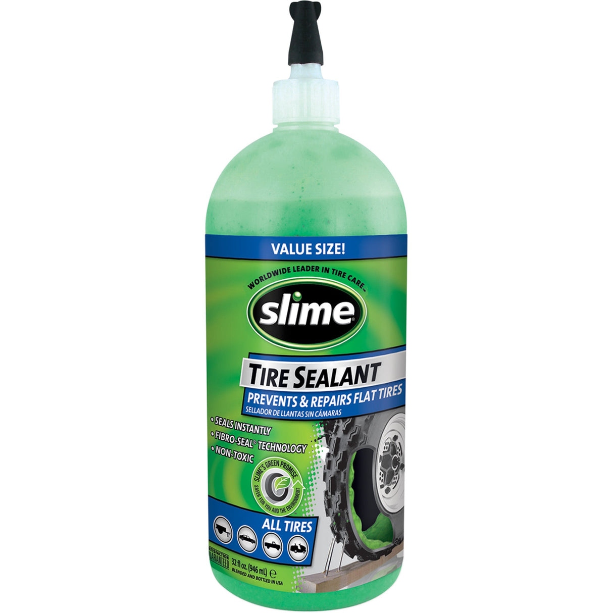 SLIME 3715-0006 10009 Tubeless Tire Sealant 32 u.s. fl oz.