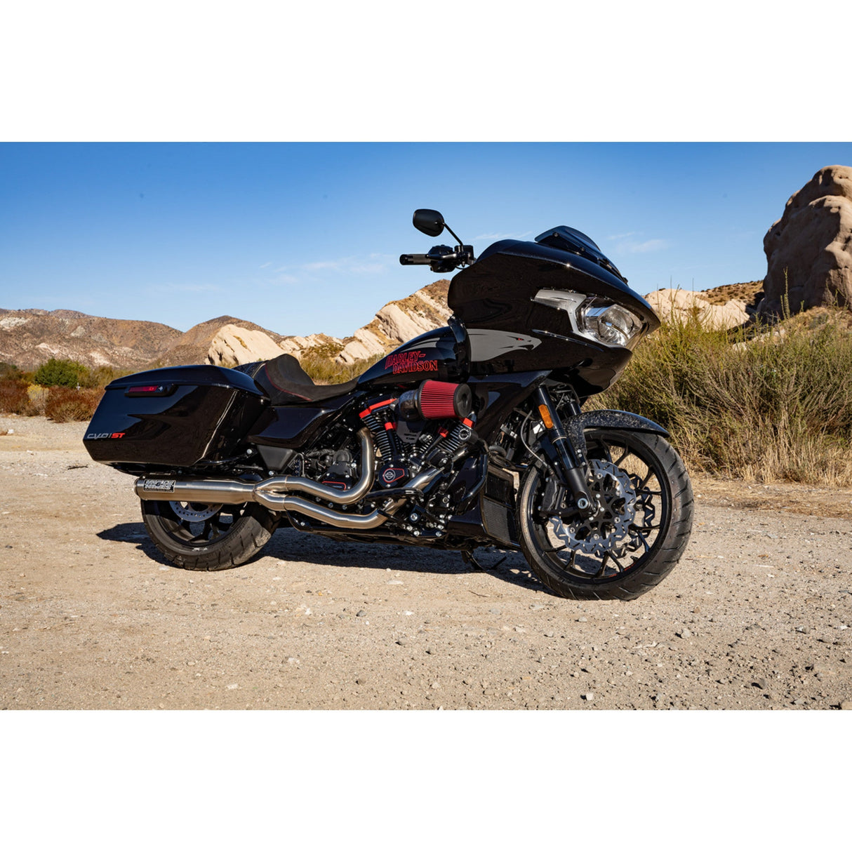 Vance & Hines V02 Falcon XL Air Intake Kit Forged Carbon Fiber - 41108 For Harley Touring 2024-2026