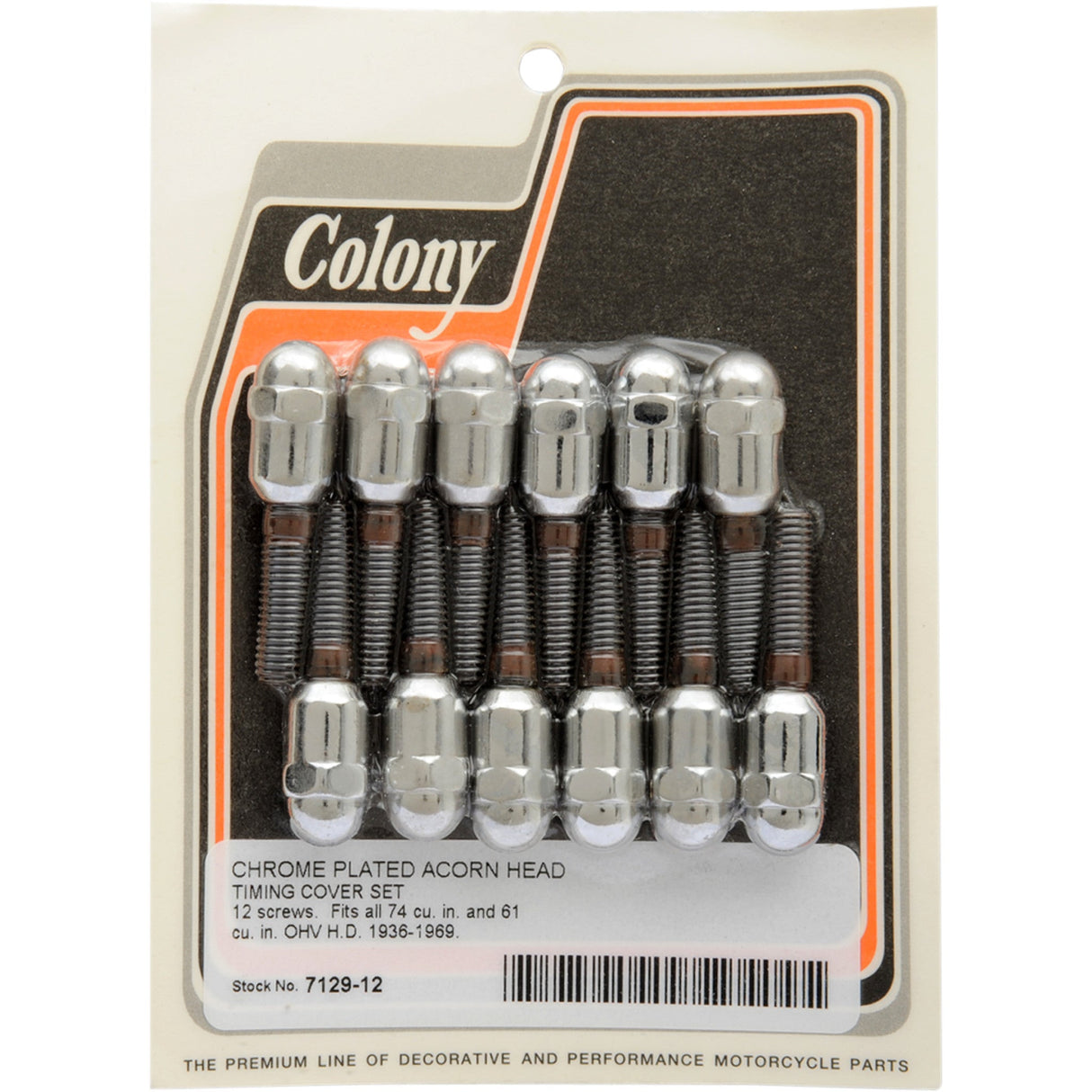Colony Hardware Kit - 7129-12 For Harley Touring 1936-1969