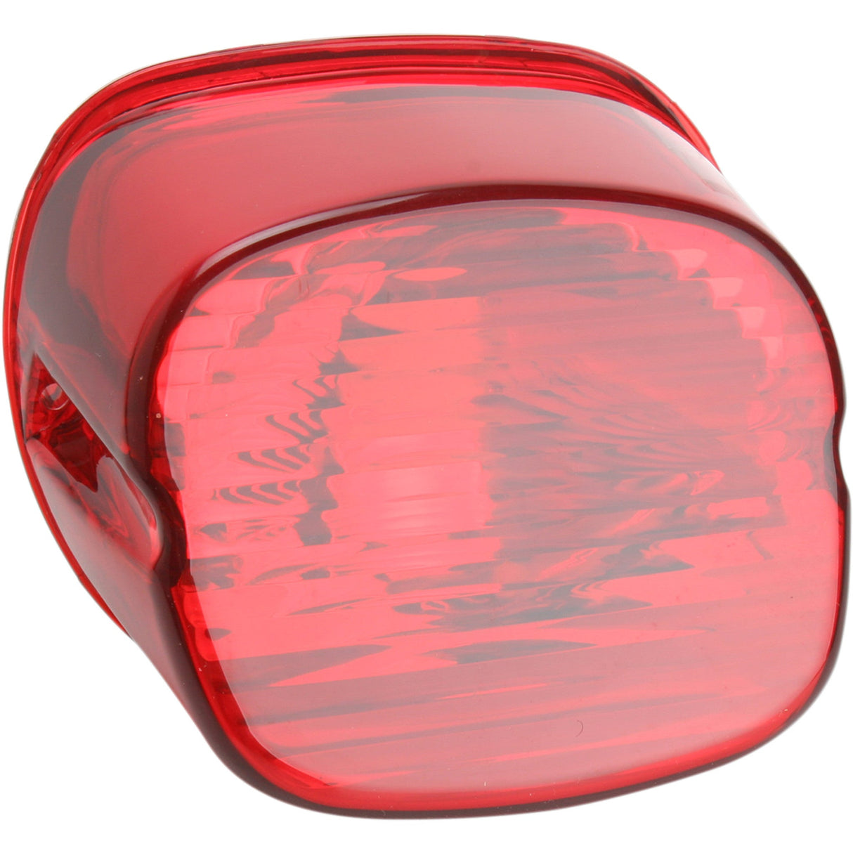 Drag Specialties Laydown Taillight Lens With No Tag Window Red For Harley Motorcycles 2003-2024