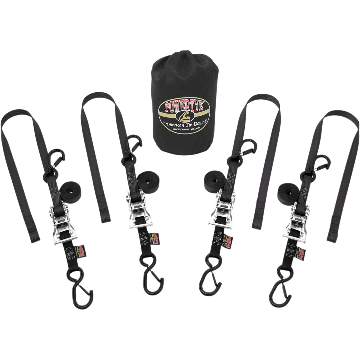POWERTYE MFG. 3920-0290 TRAILERKIT-72 Classic Trailer Tie-Down Kit Trailer Kit Strap - 1"