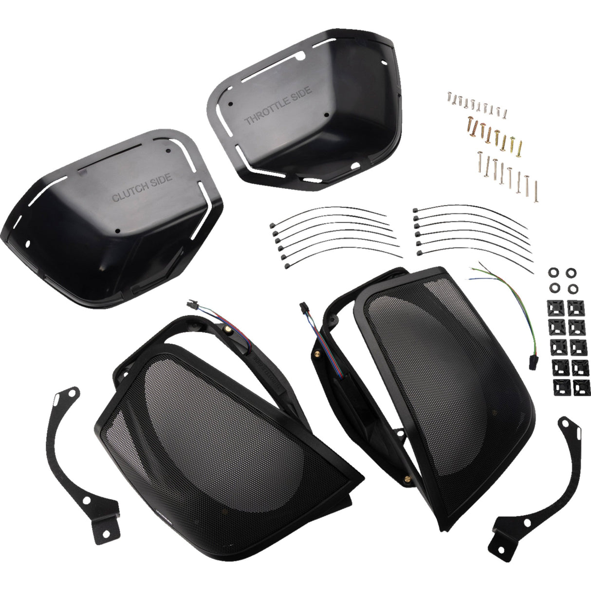 KICKER 4405-1046 52HDBX14 Saddlebag Cut-In Lid Kit Cut-In Lid Kit without Speakers