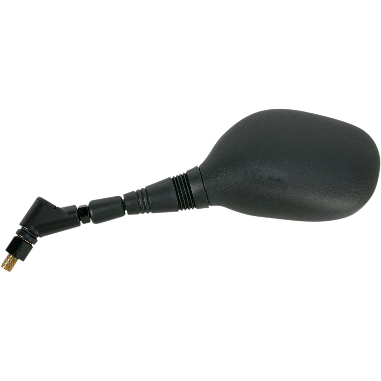 EMGO 0640-0704 20-55232 OEM-Style Replacement Mirror Mirror - Side View - Oval - Black - Left