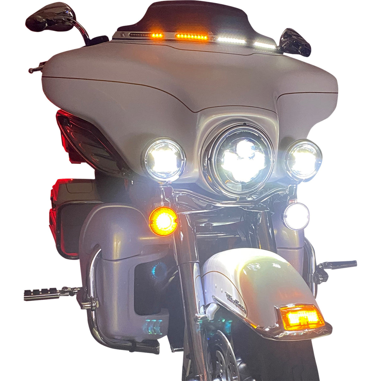 Custom Dynamics Windshield Trim - CD-WT2-SEQ-05-C For Harley Electra Glide 1996-2005