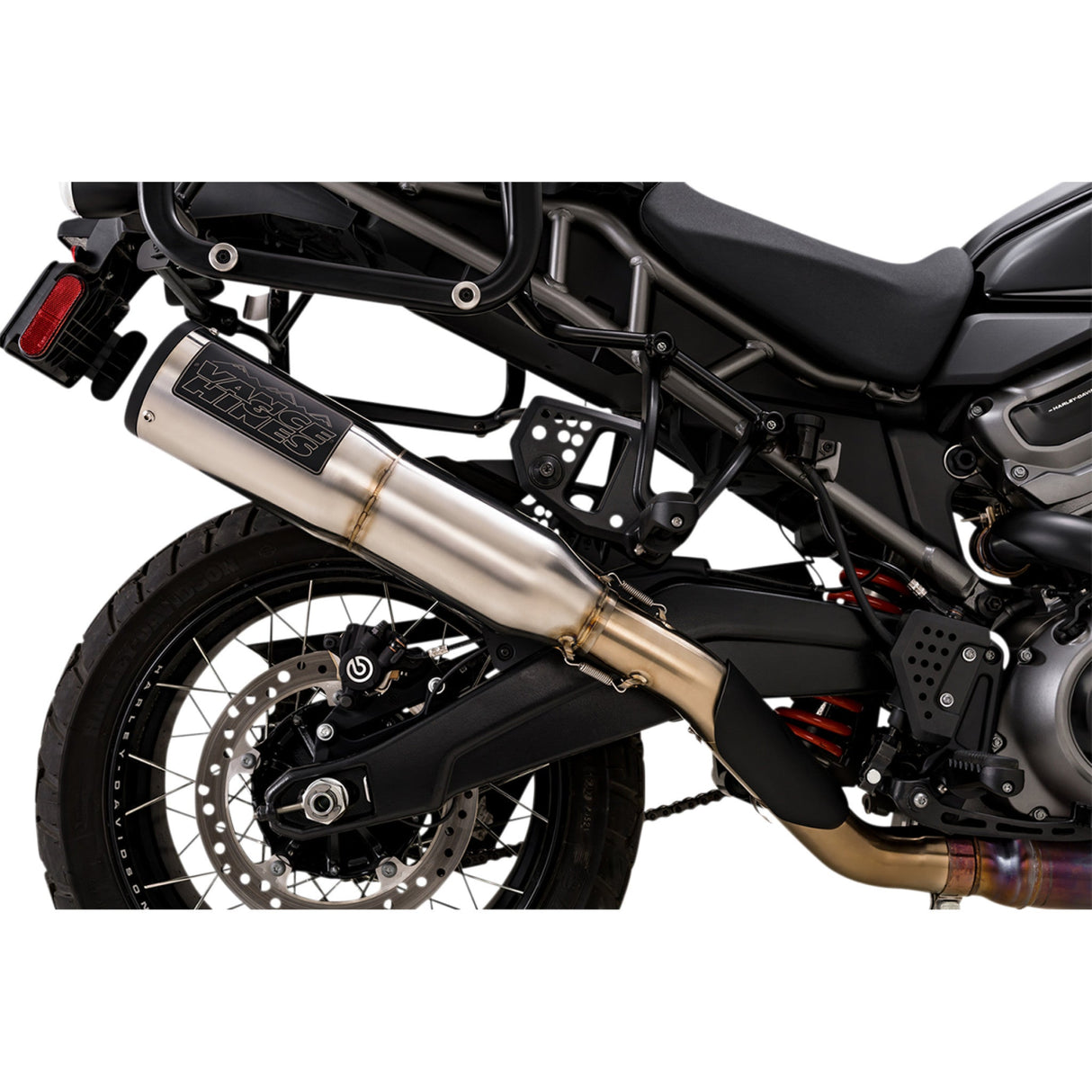 Vance & Hines Adventure Hi-Output 450 Slip-On Muffler Stainless Steel - 16533 For Harley Pan America 2021-2025