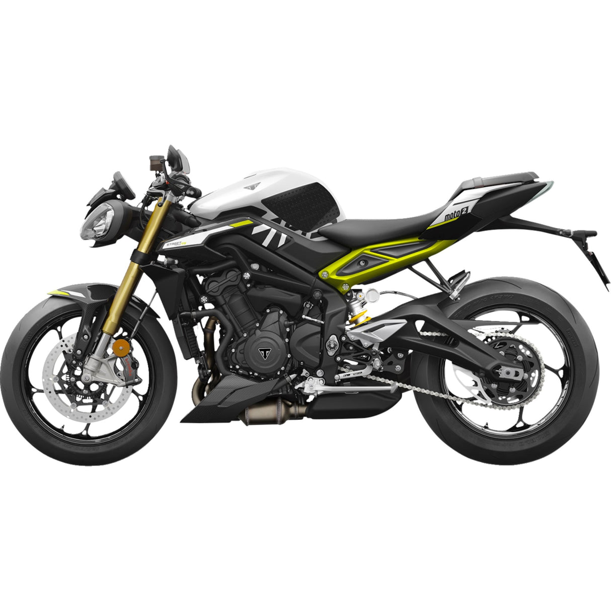Stompgrip Sticker Kit - 55-10-0199B Triumph Street 2023-2024