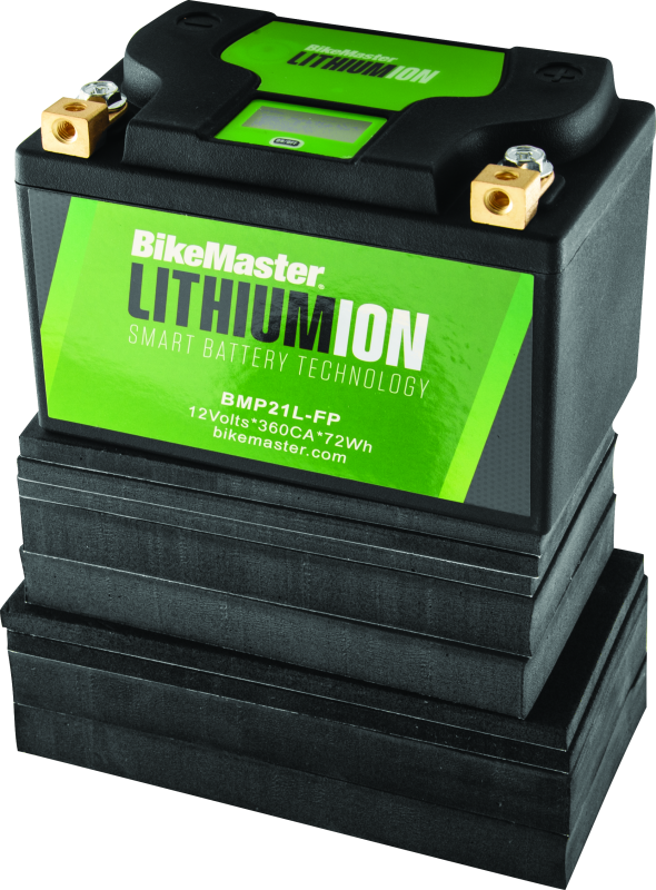 BikeMaster Lithium Ion 2.0 Battery BMP21L-FP - 780858 For Ski-Doo Snowmobiles 2022-2023 | Indian 2022 | Kymco 450i / 500i / 700i 2017