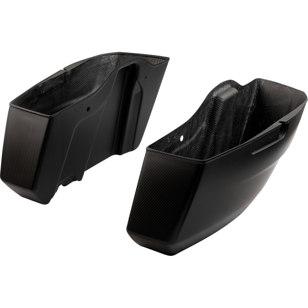 Slyfox Saddlebag Bottoms Carbon Matte - 1022-SBTC-M For Harley Touring 2024-2026