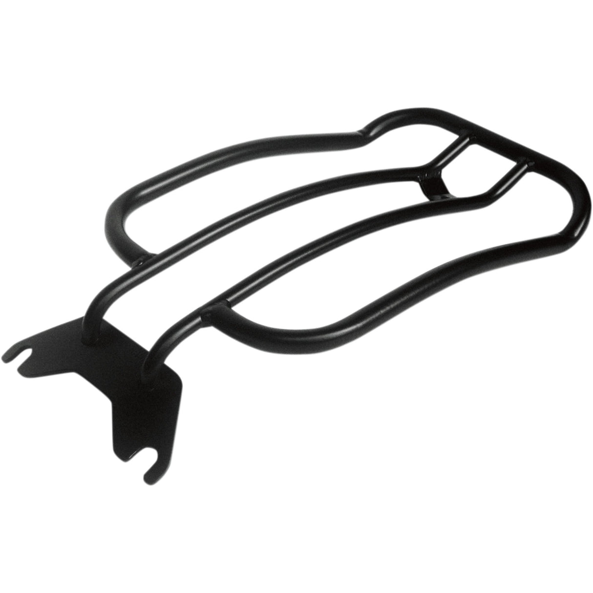 Motherwell 7" Solo Luggage Rack Matte Black - MWL-175-09-MB For Harley Softail 2006-2017