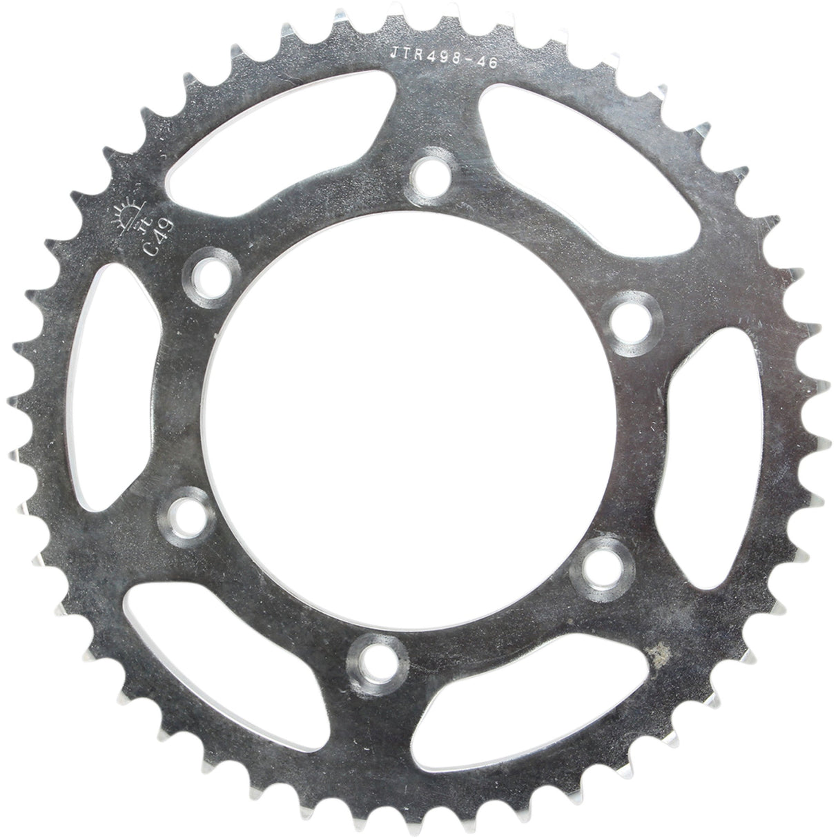 JT Sprockets Steel Rear Sprocket Rear Kawasaki Suzuki 46-Tooth For Kawasaki Ninja / ZR / EJ650A 1999-2003 | Suzuki 600 / 750 1997-2000