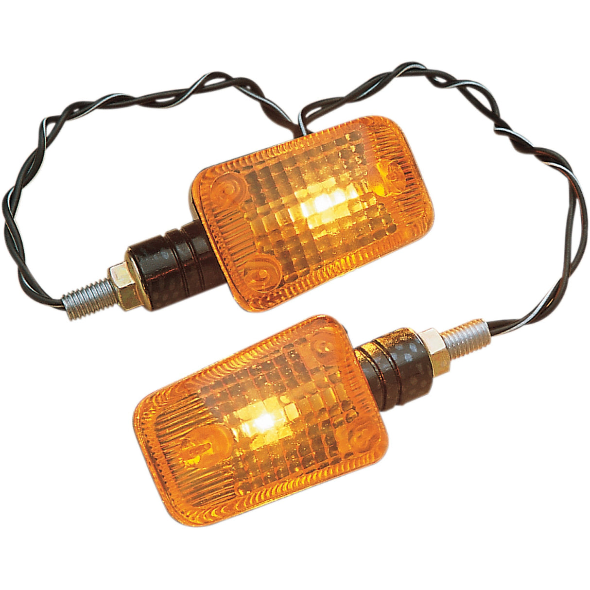 K&S TECHNOLOGIES 25-8149 25-8149 Universal Mini-Stalk Marker Lights Mini Stalk Marker Lights - Carbon/Amber