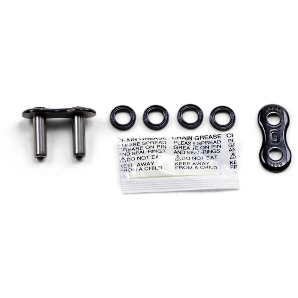 THREED 1225-0262 520Z/3D-MLJ/K 520 Z Rivet Connecting Link 520 Z - Connecting Link - Black - Rivet