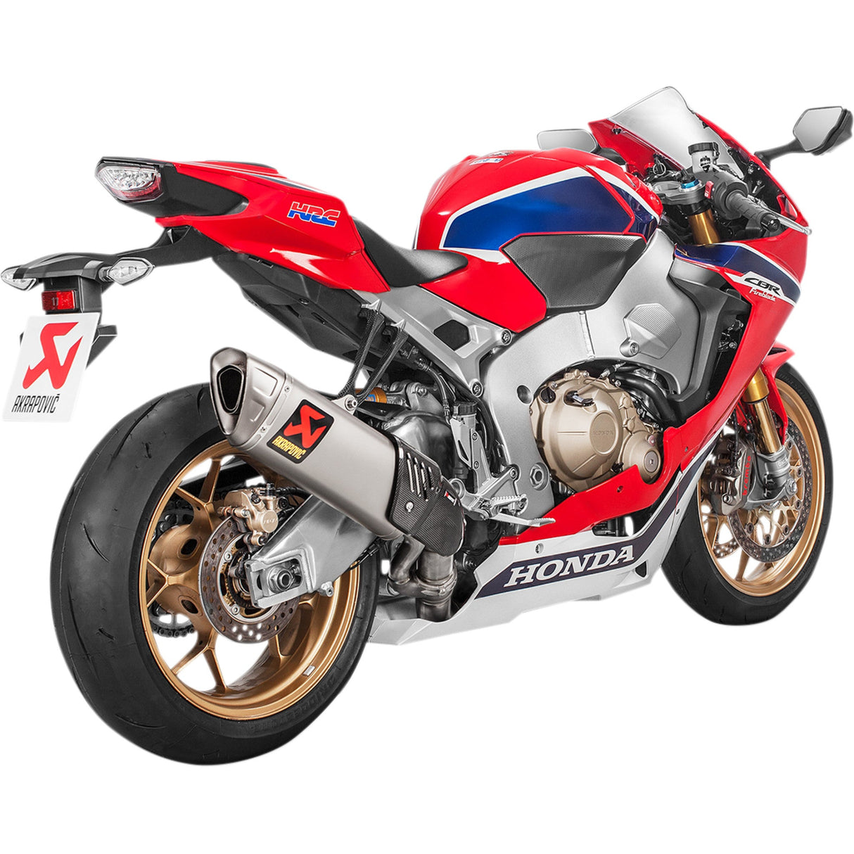 Akrapovic Slip-On Line Muffler - S-H10SO17-HAPXLT/1 Honda CBR1000RR 2017-2019