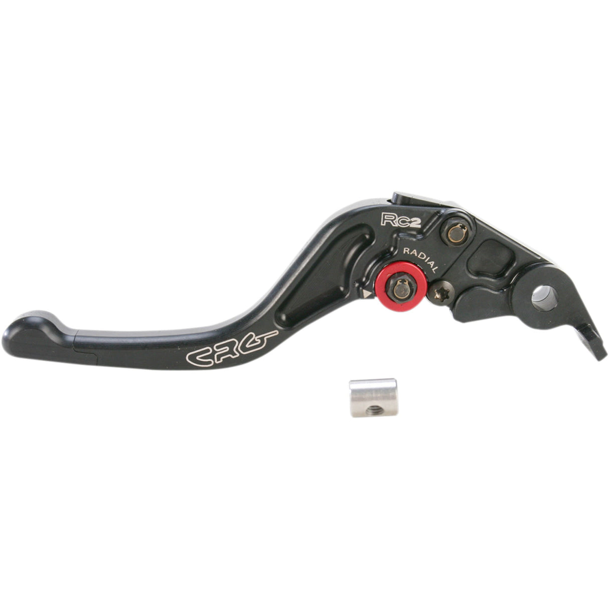 CRG RC2 Shorty Brake Lever Black - 2RB-517-H-B For Ducati Motorcycles 2003-2020 | Aprilia Motorcycles 2009-2019