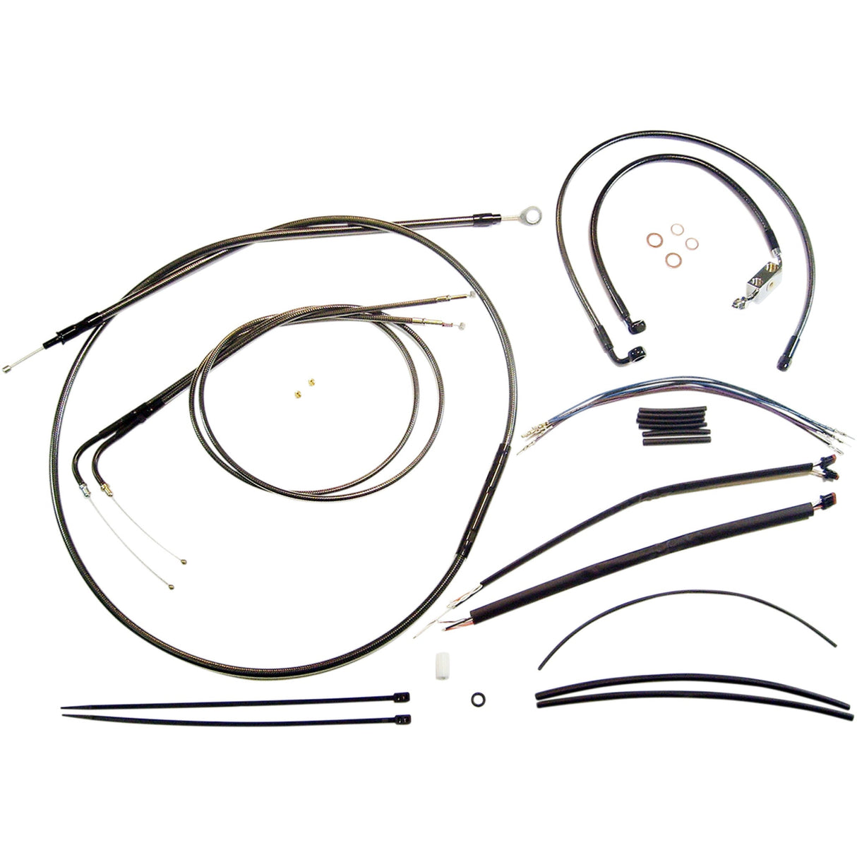 Magnum Shielding Cable Kit - 487142 For Harley Dyna Wide Glide 2012-2017