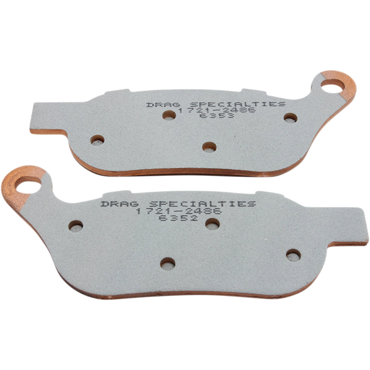 Drag Specialties Premium Sintered Metal Harley Buell Brake Pads For Harley Motorcycles 2008-2017