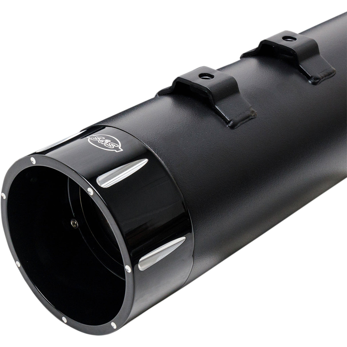 S&S Cycle 4-1/2" MK45 Performance Mufflers — Tracer Black Tracer - 550-0670 For Harley Touring 2017-2026