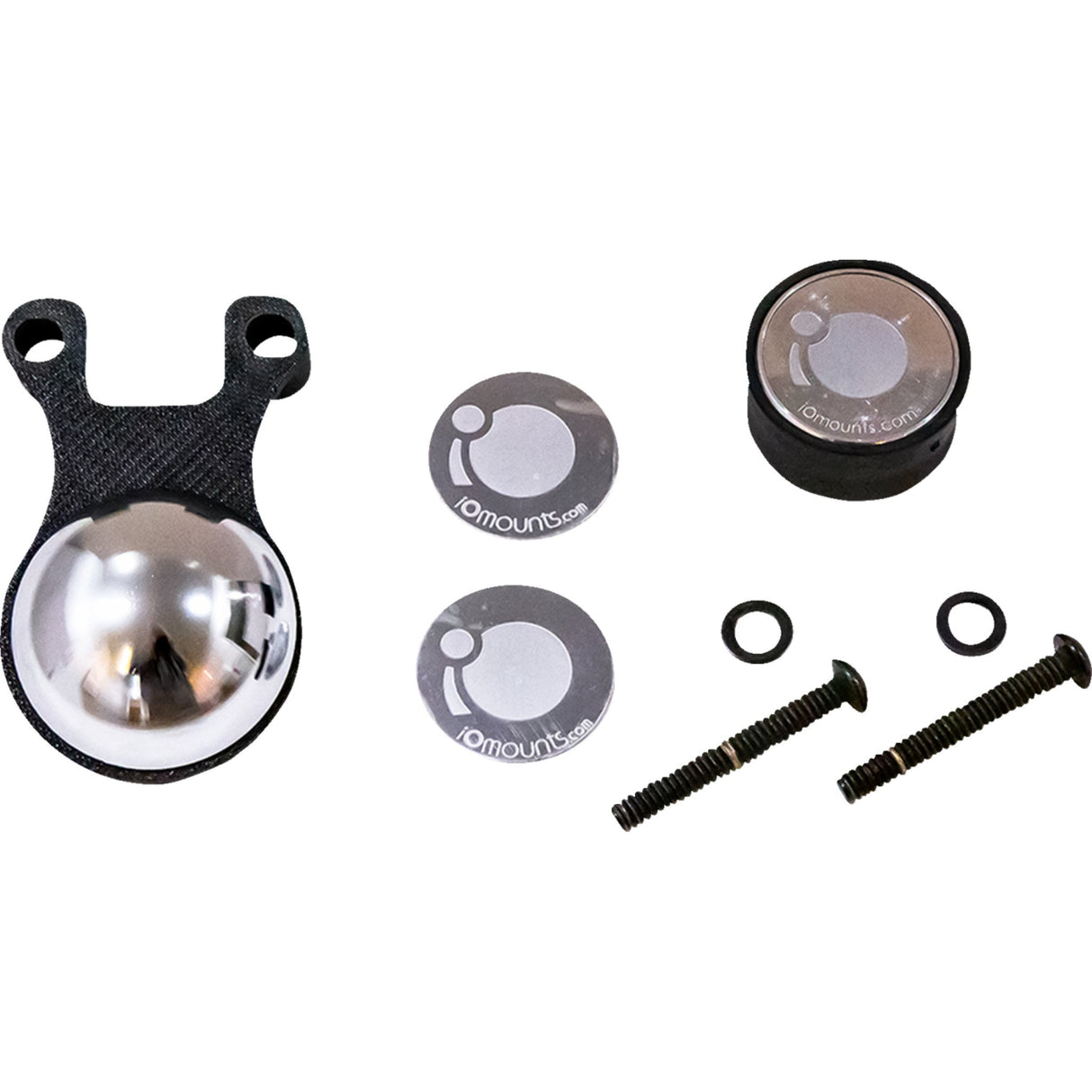Klock Werks iOmounts™ Device Mount Handlebar Mount Black - KWD-01-0605-B For Harley Motorcycles 1996-2026