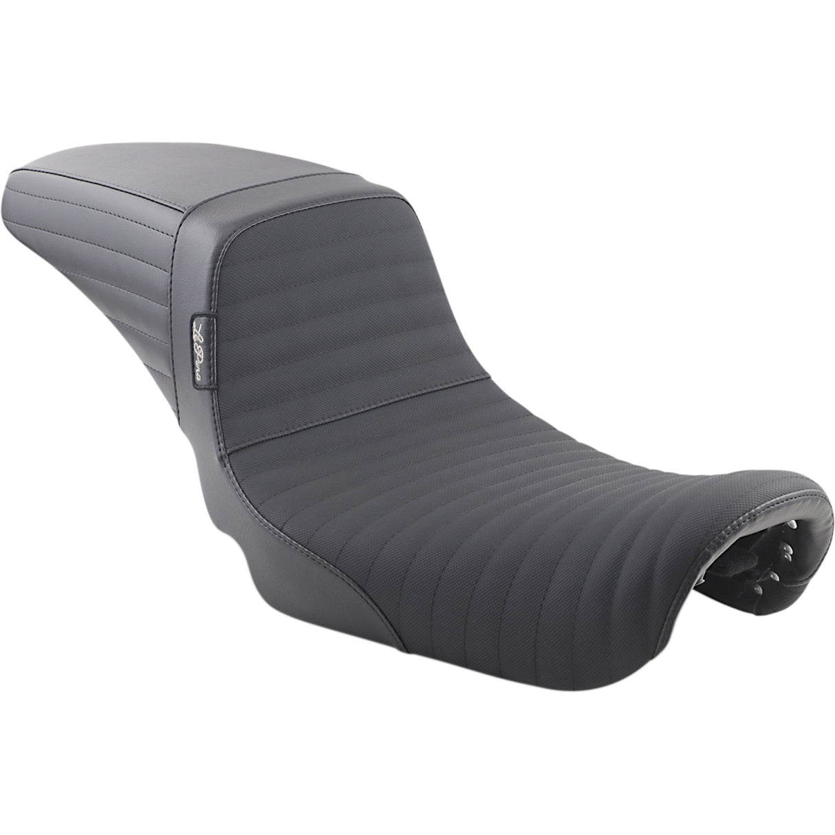 LePera Kickflip Daddy Long Legs Seat Pleated With Gripp Tape Black FX - LK-591DLPTGP For Harley Motorcycles 2006-2017