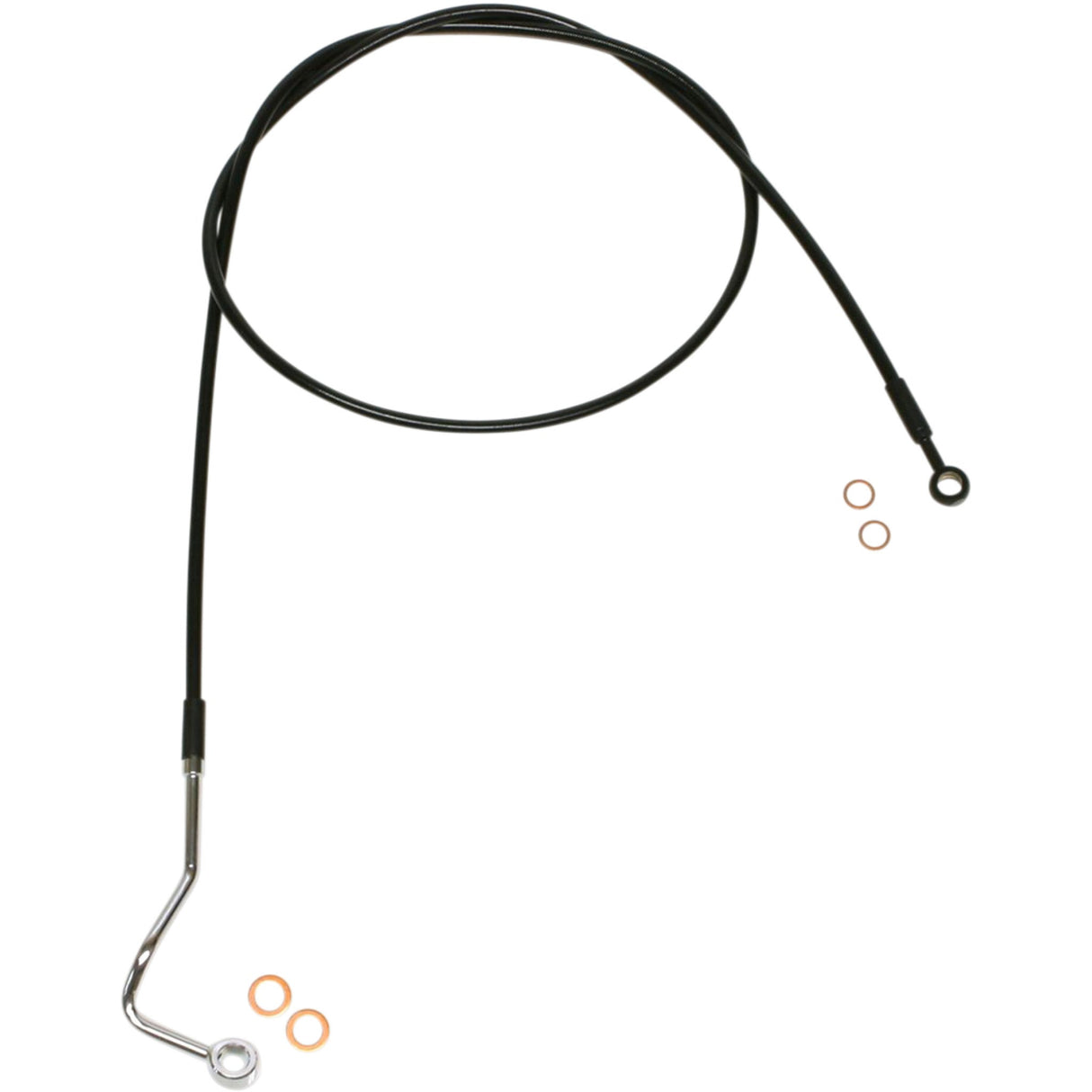 MAGNUM SHIELDING XR Stainless Upper Brake Line - Black