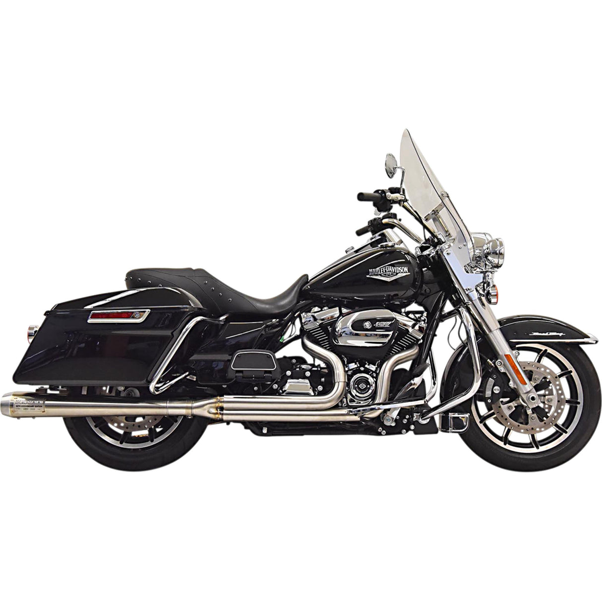 Bassani Xhaust 2-Into-1 50th Anniversary Road Rage III Exhaust System Stainless Steel M8 - 1F50SS For Harley Touring 2017-2026