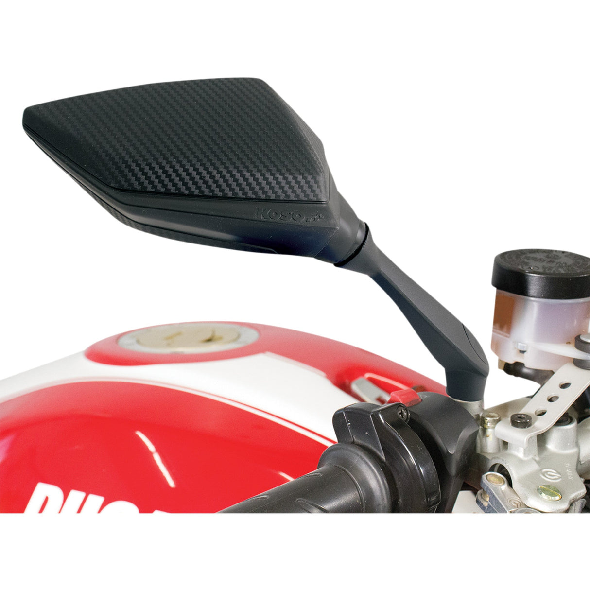 KOSO NORTH AMERICA 0640-1442 SA000003 Sprint Mirror Mirrors - Sprint - Side View - Kidney - Black