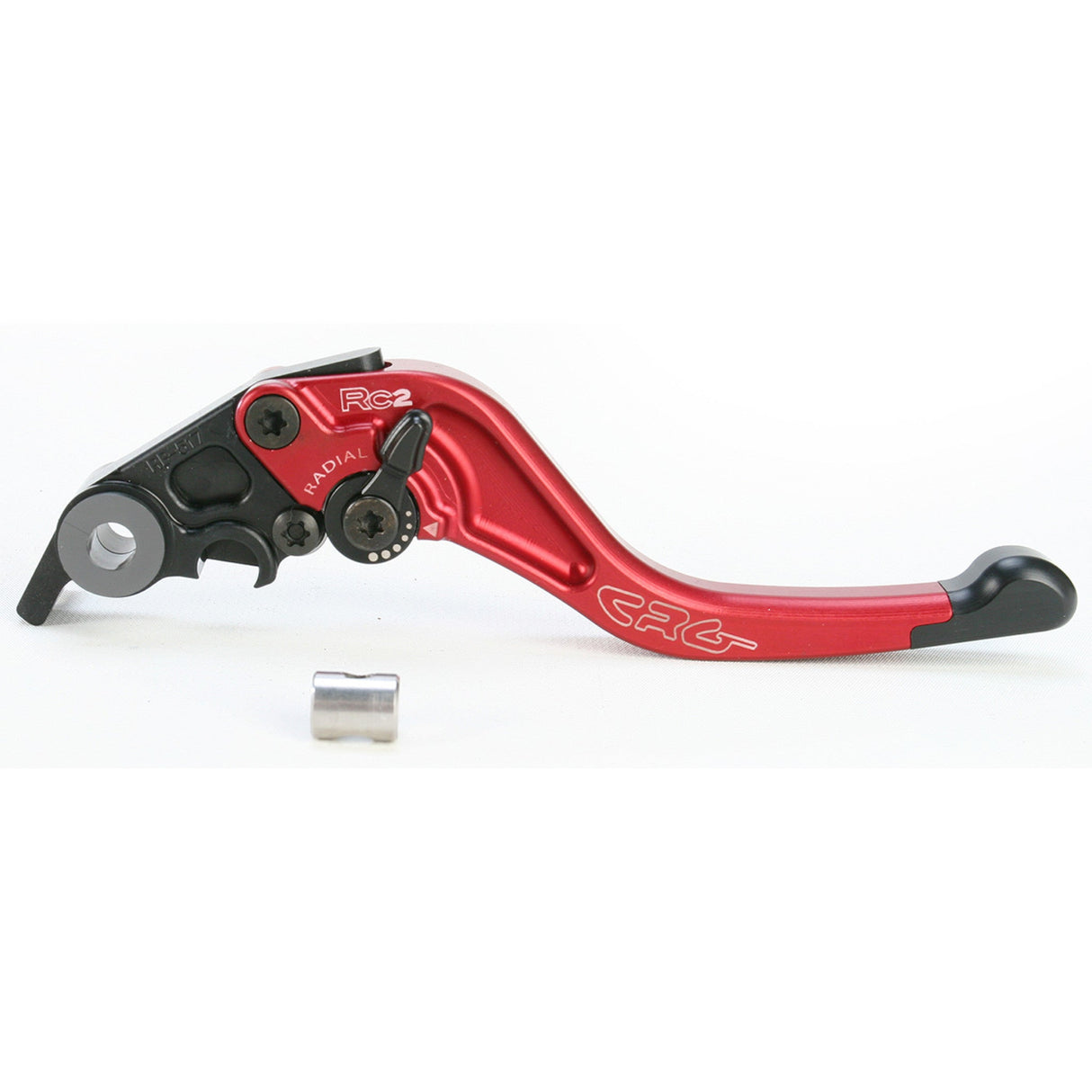 CRG RC2 Shorty Brake Lever Red - 2RB-517-H-R For Ducati Motorcycles 2003-2020 | Aprilia Motorcycles 2009-2019
