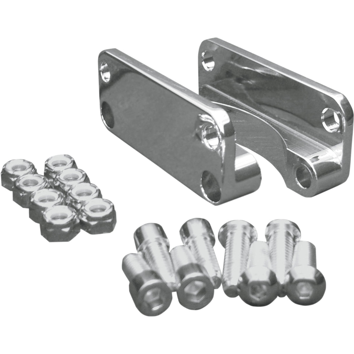 COVINGTONS 1410-0051 C1310-C Front Fender Relocator - Chrome - Touring '03-'13