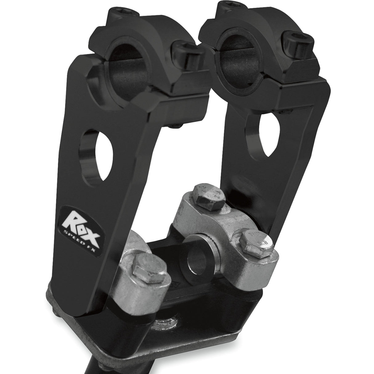 ROX SPEED FX 0602-0441 1R-P3SEK Elite Pivoting Handlebar Risers for 7/8" and 1-1/8" Handlebars Risers - Pivot - Elite - 3-1/2" - Black