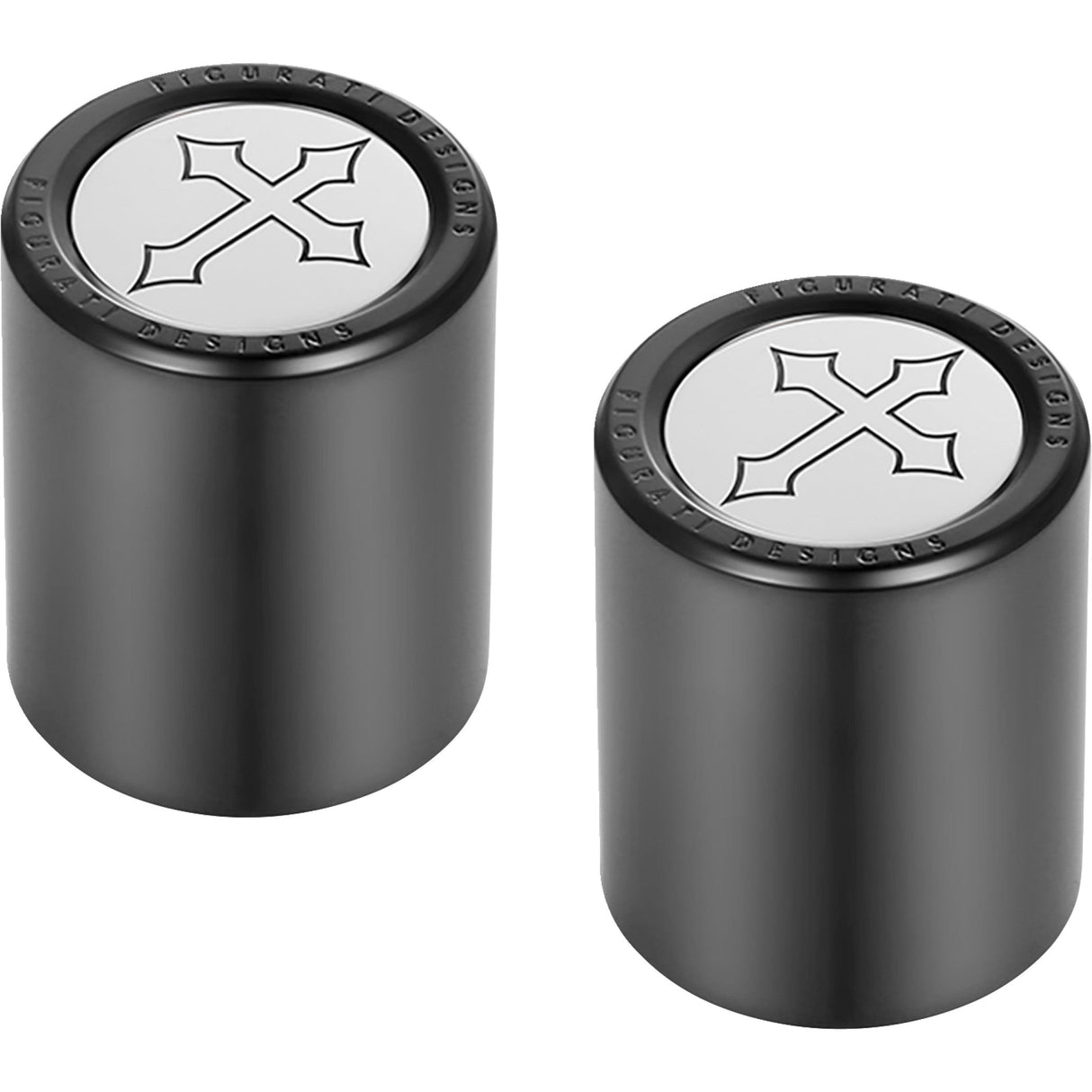 FIGURATI DESIGNS 3550-0336 FD41-DC-2530-BK Docking Covers short - cross - black