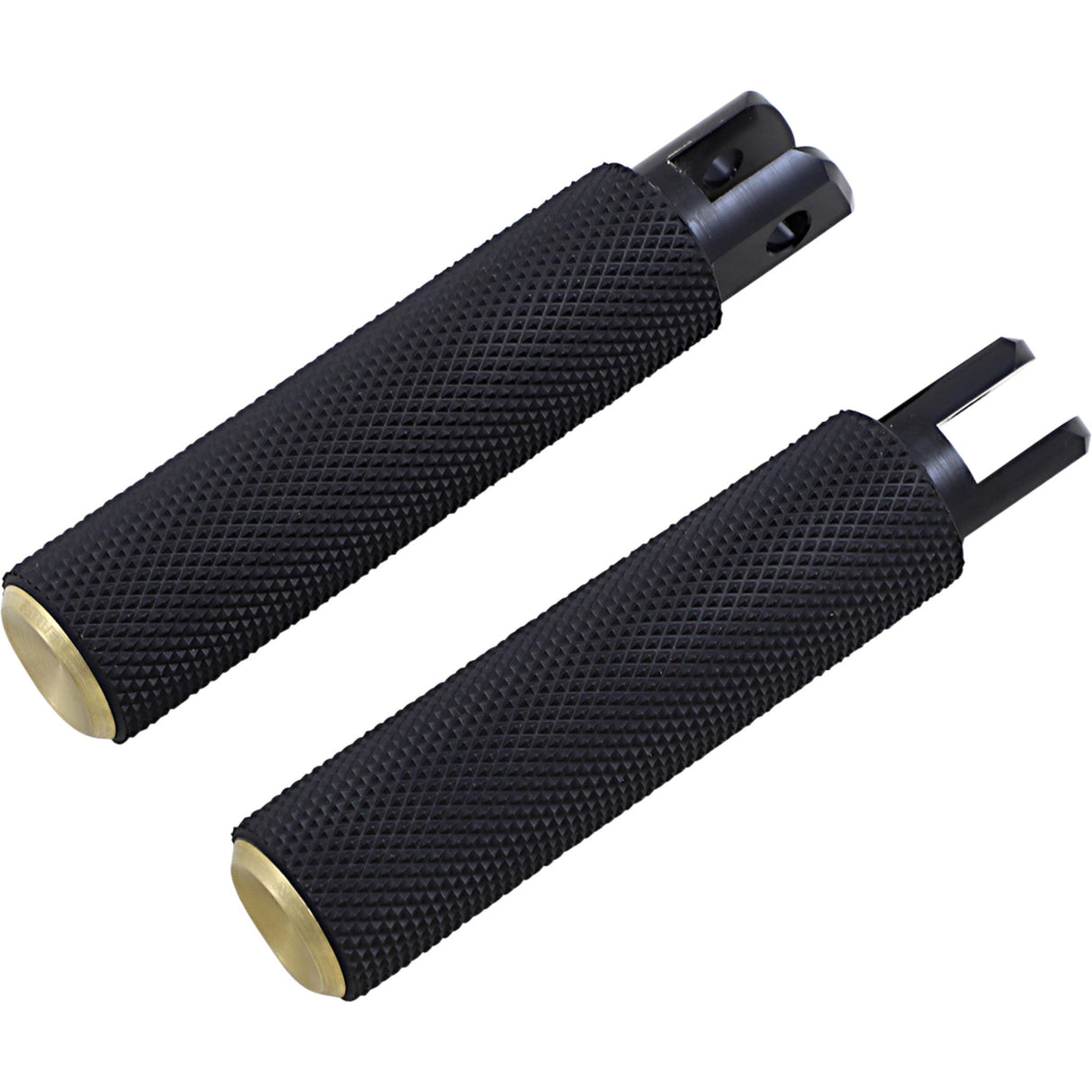 ARLEN NESS 1620-1972 07-945 M-Eight Fusion Footpegs - Passenger Knurled Footpegs - Brass - FL/FX '18-'23