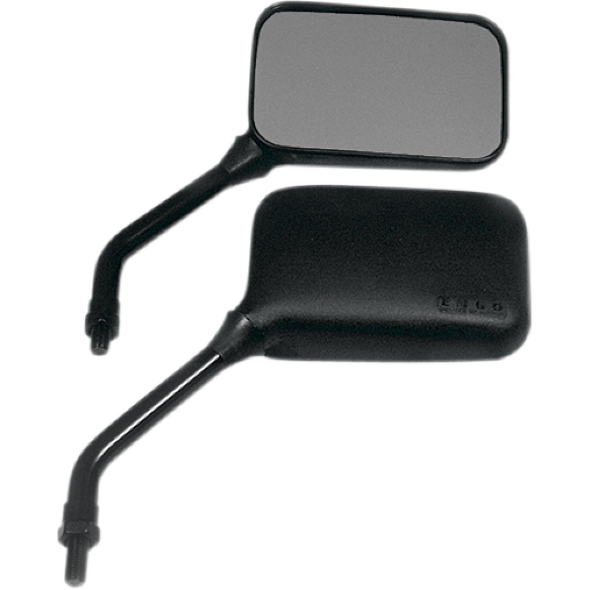 EMGO 2078253 20-78253 GP Mirror Mirror - GP Deluxe - Side View - Short - Rectangle - Black