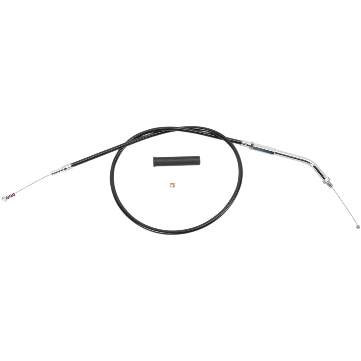 DRAG SPECIALTIES 0651-0155 Black Vinyl Cable Black Vinyl Idle Cable - 32-1/2"