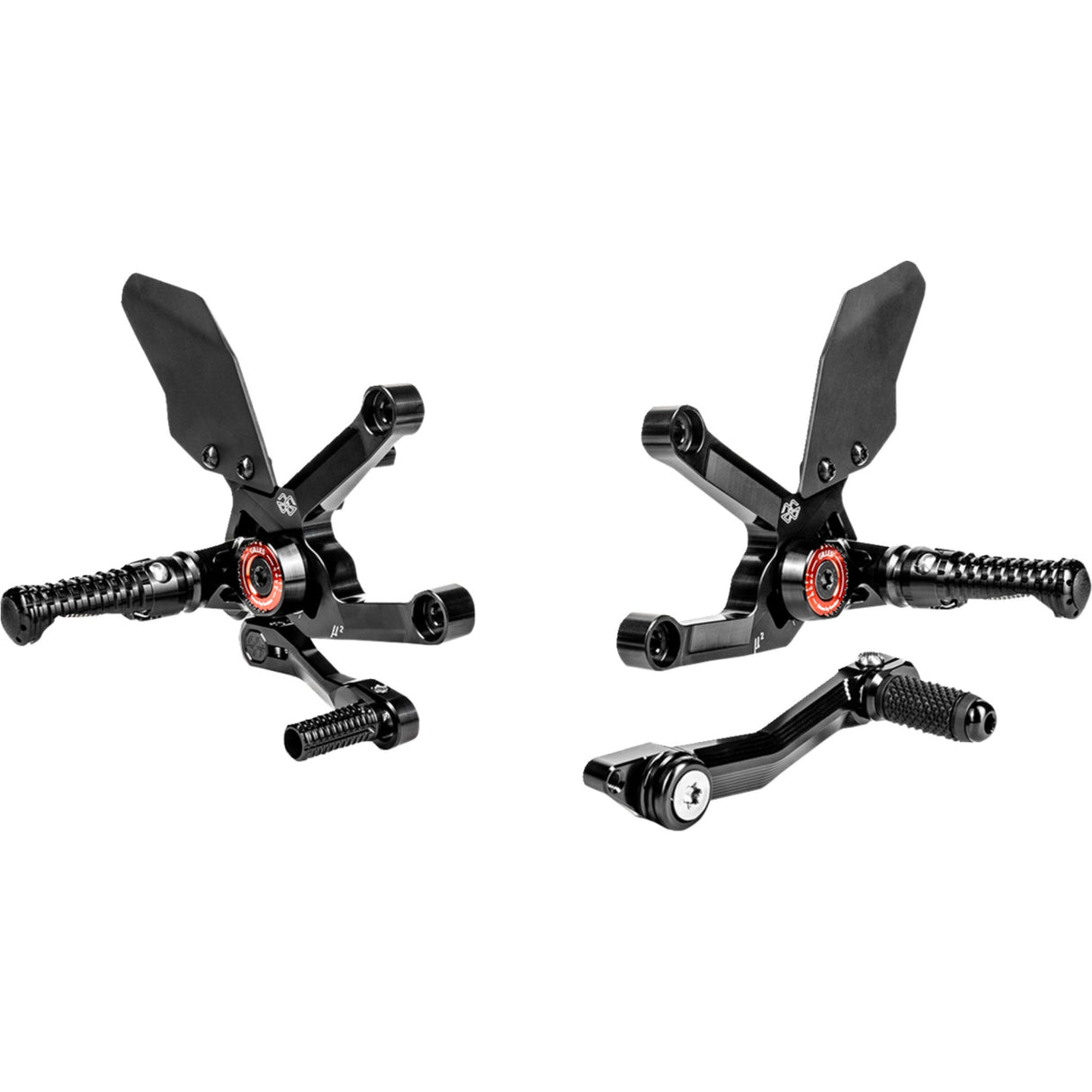 Gilles Tooling MUE2 Rearset - MUE2-T01-B Triumph Speed Triple 1200 2022-2024