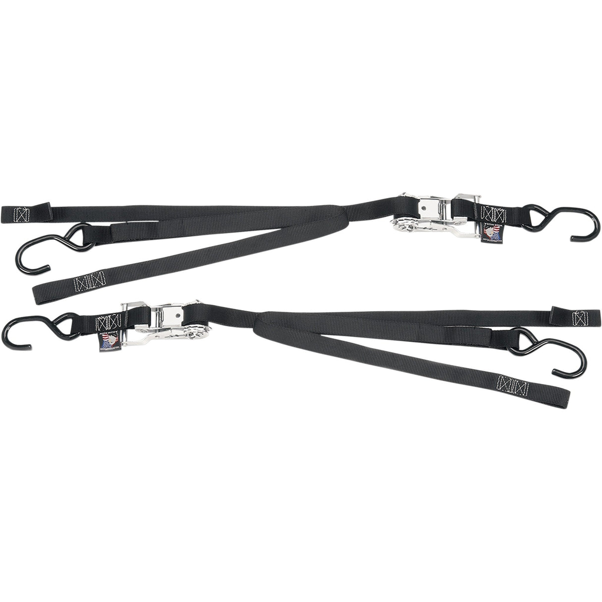 POWERTYE MFG. 3920-0048 33722 1" Ratchet with Soft-Tye Ratchet Tie-Down - 1" x 6-1/2' - Black