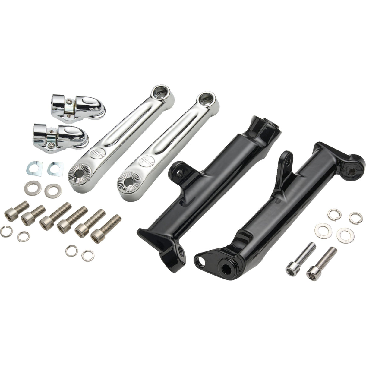 CIRO 1620-2666 60601 Frame Mounted Adjustable Highway Peg Mount - Extended - Chrome