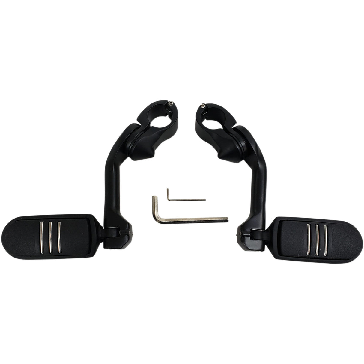 RIVCO PRODUCTS 1624-0366 MV155MB Highway Pegs With Mounting Arms Highway Peg Mount - Black