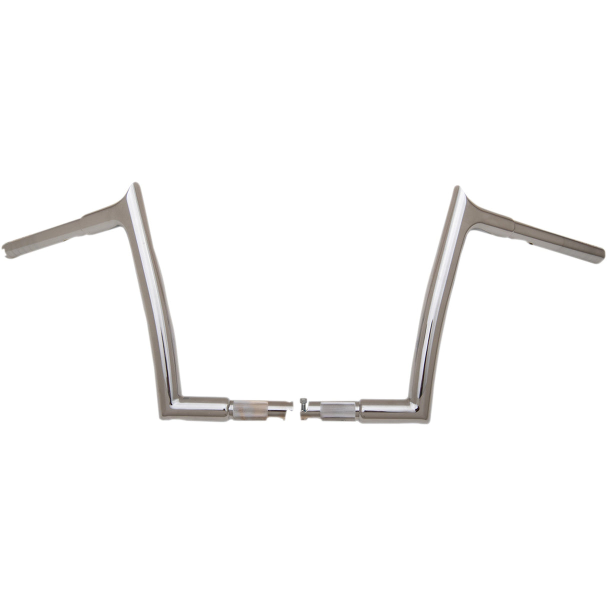 FAT Baggers INC. 1-1/4" EZ Install Pointed Top Handlebar 10" Chrome - 907010 For Harley Touring / Softail / Road King / Road Glide 1994-2023