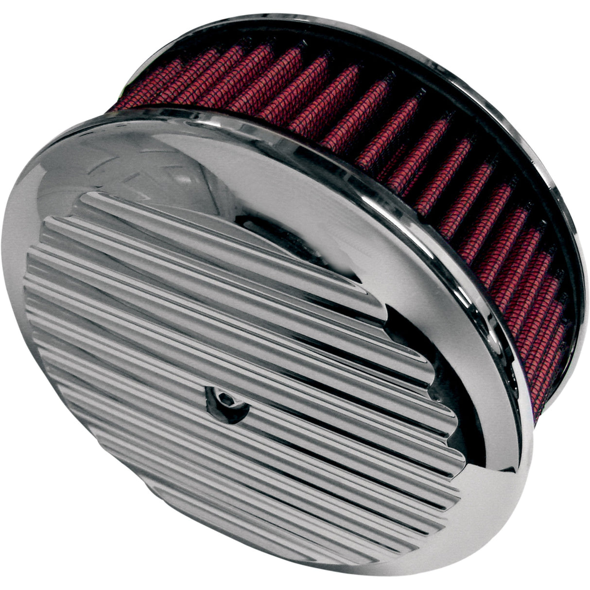 JOKER MACHINE 1015-0110 02-21FN Billet Air Cleaner Insert - Finned - Chrome