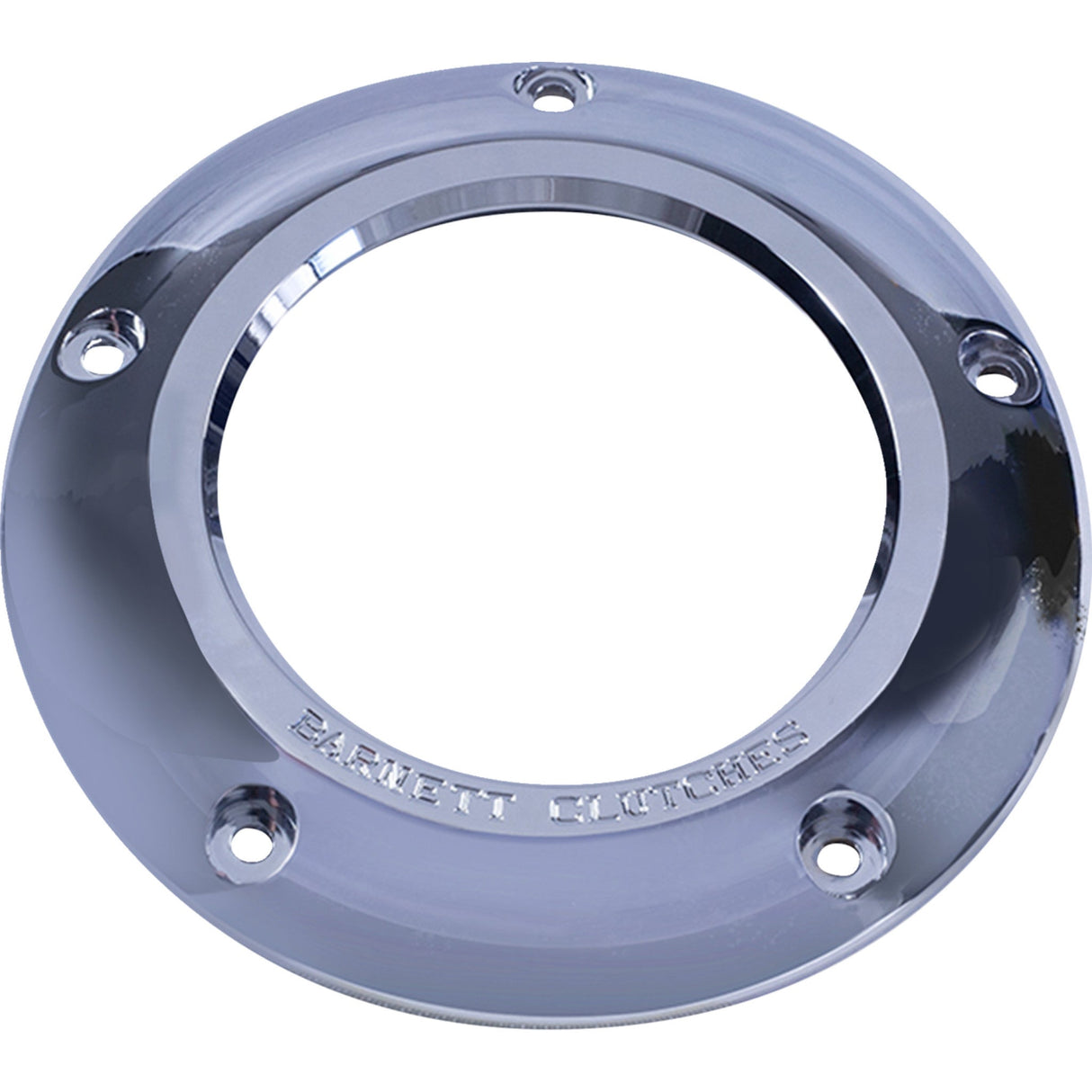 BARNETT 1107-0732 343-30-43018 Derby Cover - Clear Chrome - M8 Softail
