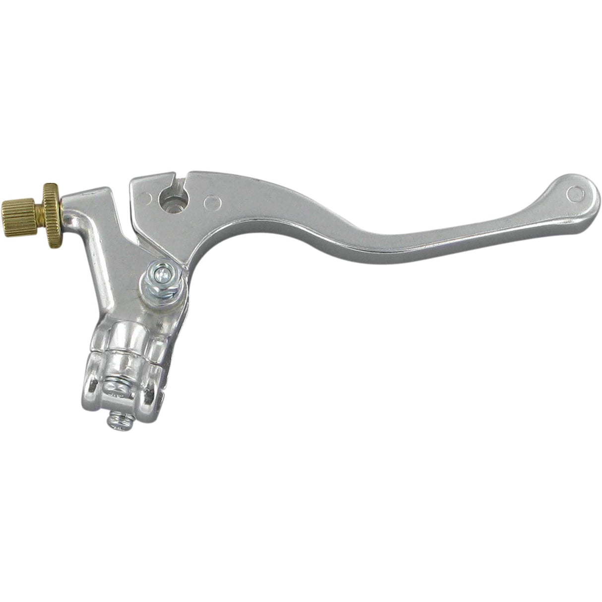 PARTS UNLIMITED 43-1101L Shorty Style Power Lever Assembly Lever Assembly - Left Hand - Shorty - Honda - Silver