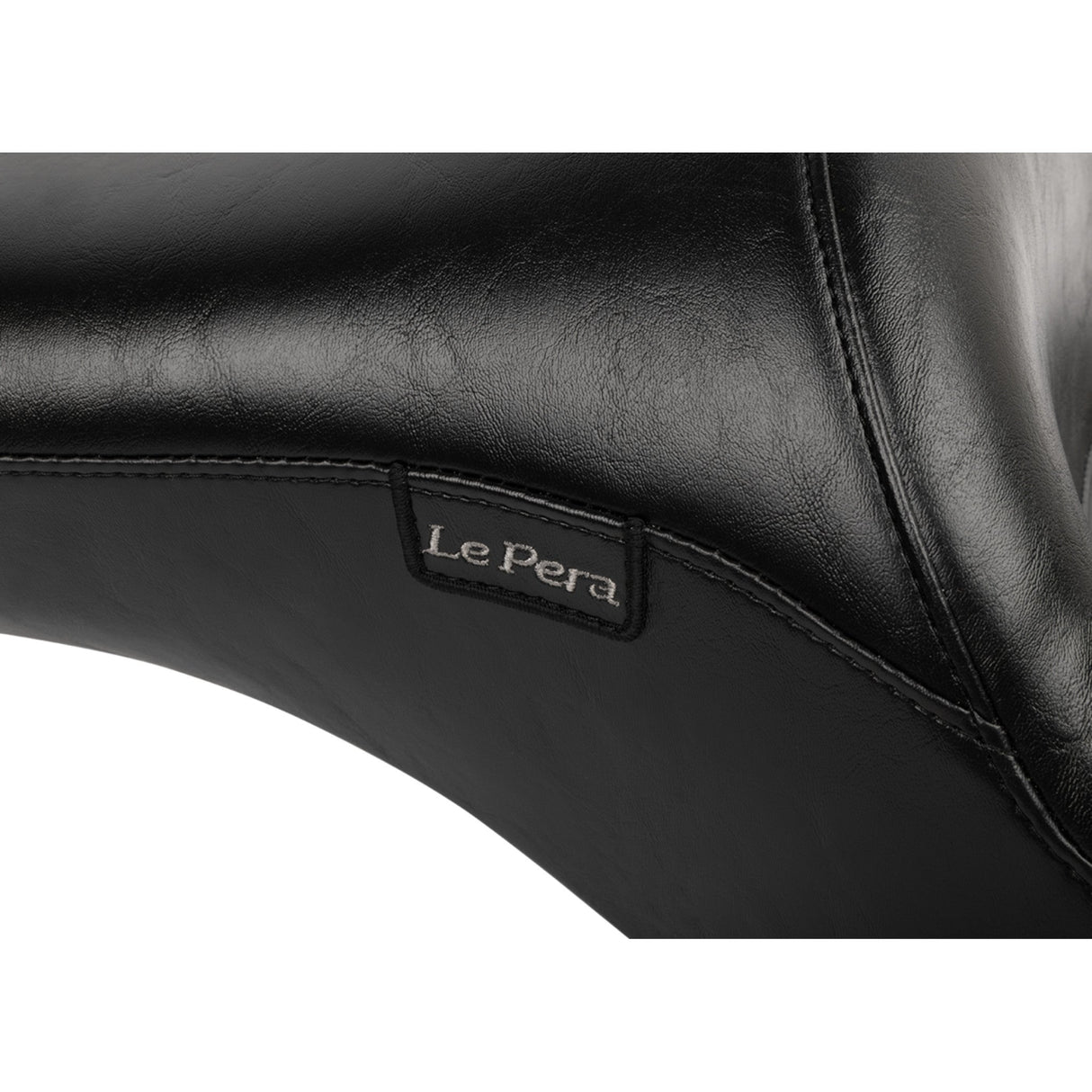 LePera Maverick Seat Without Backrest Smooth Black - LV-957S For Harley Touring 2023-2026