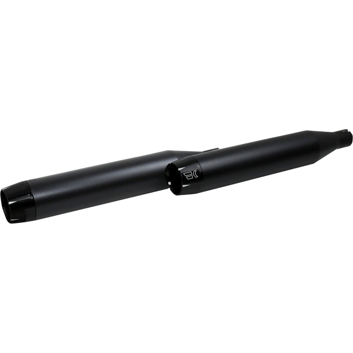 Khrome Werks 3-1/2" Slip-On Mufflers Black - 202620 For Harley Softail 2018-2024