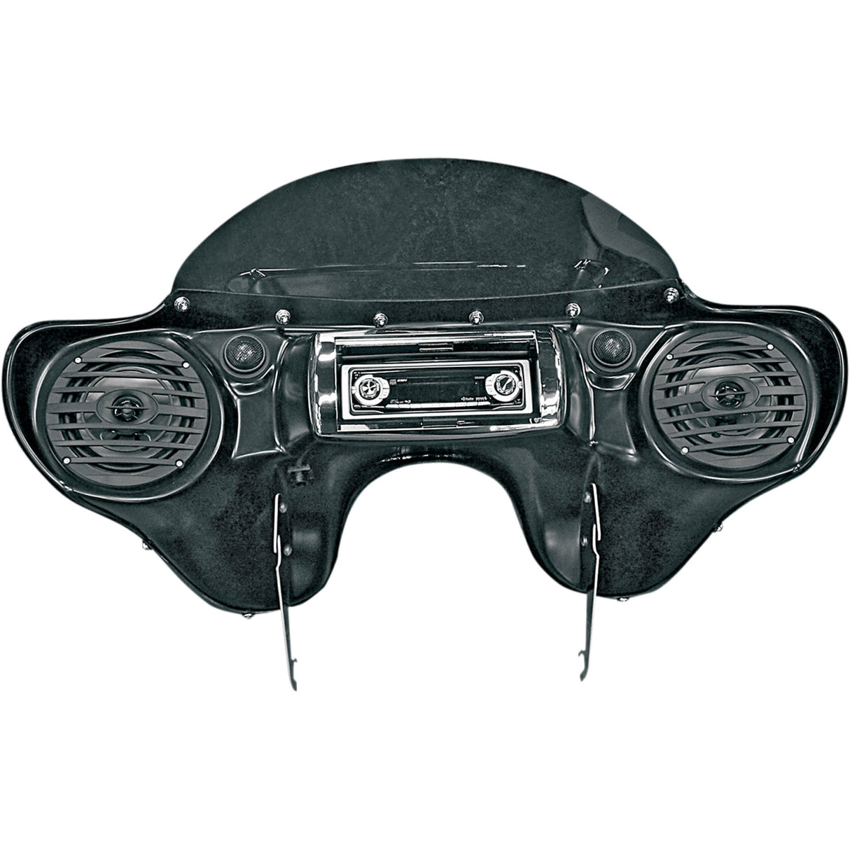 Hoppe Industries Sportzilla Fairing With Stereo Receiver With CD Player - HPKT-0003A For Harley Road King 1994-2025