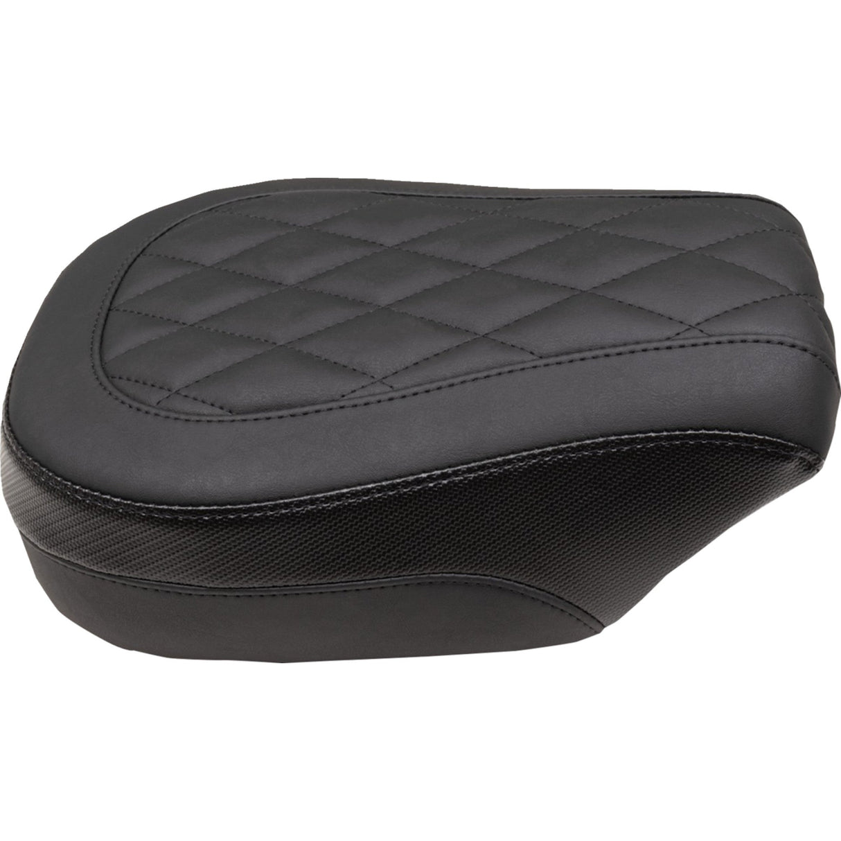 Mustang Standard Touring Passenger Seat Passenger Black Diamond Stich - 88204 For Indian 2022-2023
