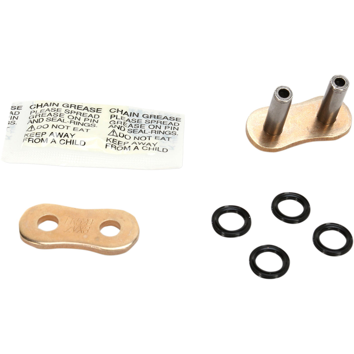 EK 1225-0273 530ZVX3-MLJ/C ZVX3 Rivet Connecting Link 530 ZVX3 - Rivet Connecting Link - Chrome