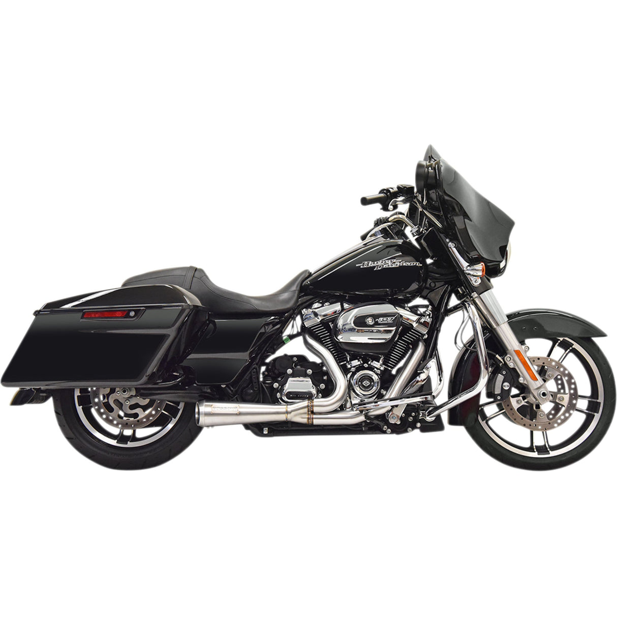 Bassani Xhaust Road Rage 2-Into-1 Exhaust System - 1F42SS For Harley Touring 2017-2026