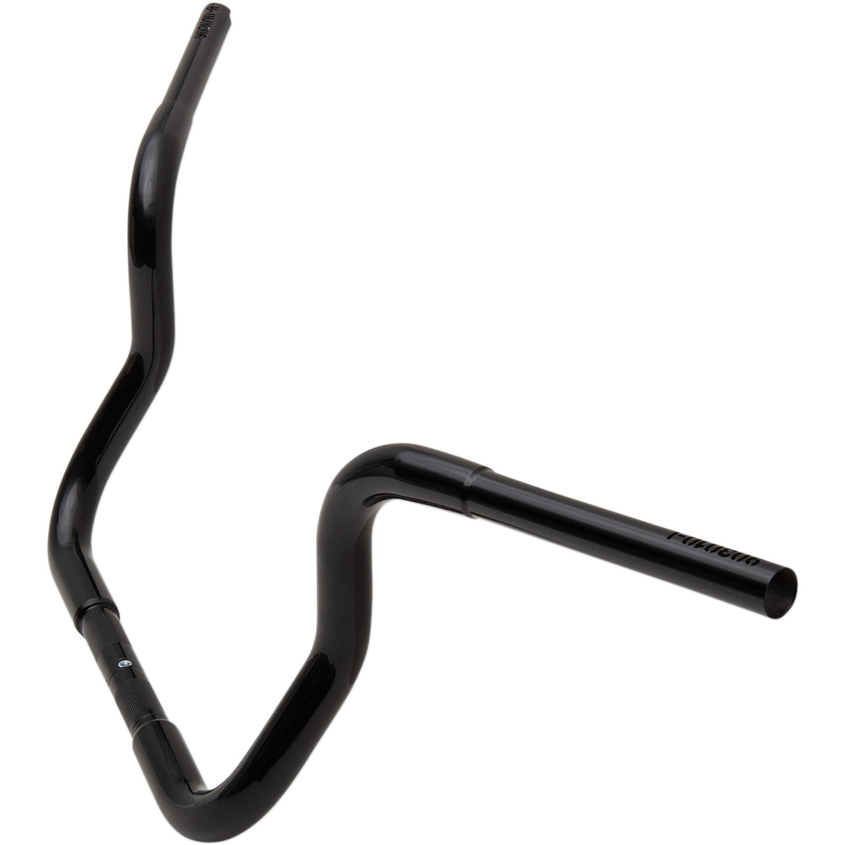 FAT BAGGERS INC. 0601-4771 903010-B 1-1/4" EZ Install Round Top Handlebar - Rounded Top - 10" - Black