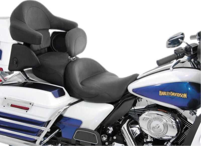 Mustang Motorcycle 79556 Mustang 08-21 Harley Electra Glide, Rd Glide, Rd King ,str Glide Super Touring 1PC Seat - Black